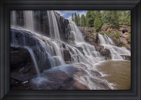 Framed Lake Superior, North Shore 1 Print