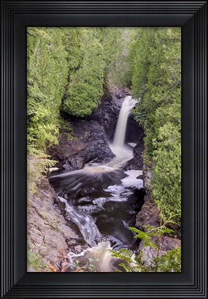 Framed Lake Superior, North Shore 2 Print