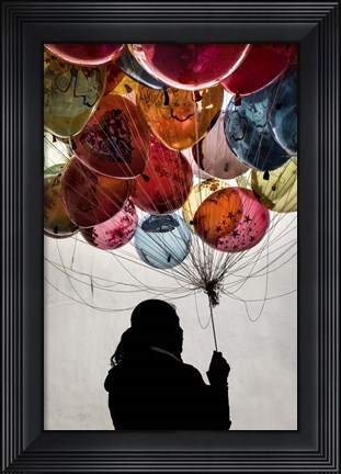 Framed Tropical Shadows 25 Print