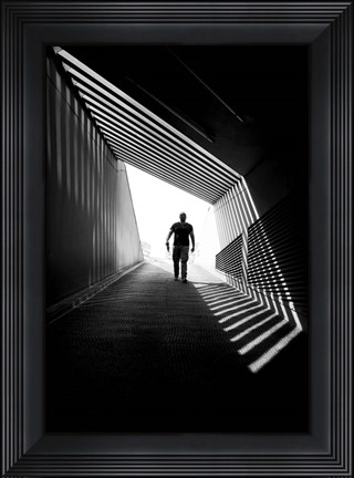 Framed CitySilhouttes 8 Print