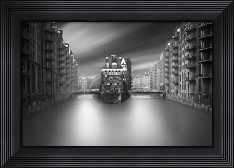 Framed Hamburg Place Print