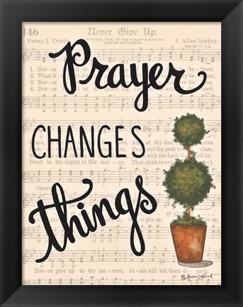 Framed Prayer Changes Things Print