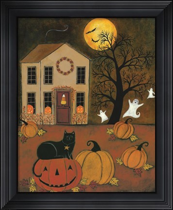 Framed Halloween Night Print