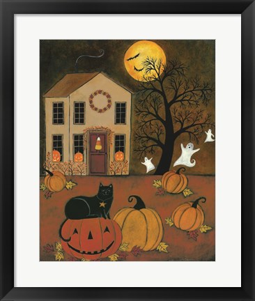 Framed Halloween Night Print