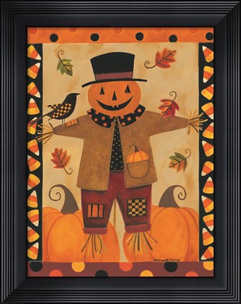 Framed Jack the Scarecrow Print