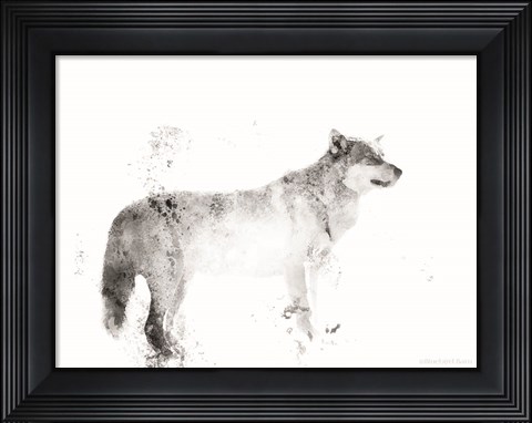 Framed Wolf Print