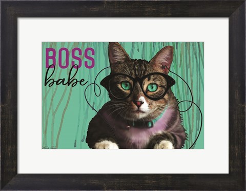 Framed Boss Babe Print