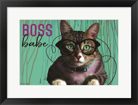 Framed Boss Babe Print