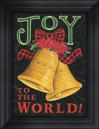 Framed Christmas Bells Print