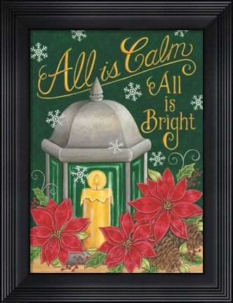 Framed All is Calm Print