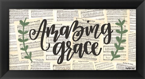 Framed Amazing Grace Print