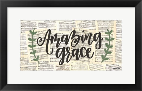 Framed Amazing Grace Print