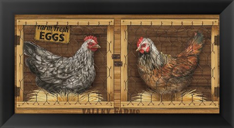 Framed Chicken House Print