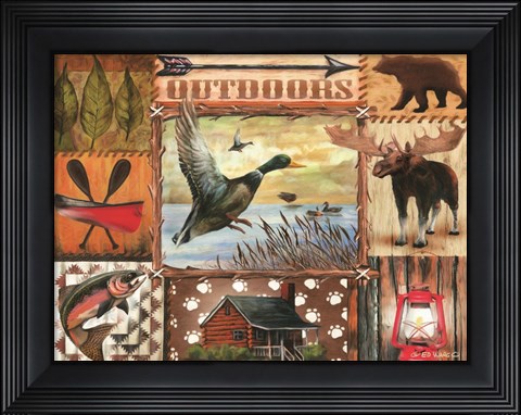 Framed Great Outdoors I Print