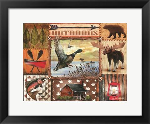 Framed Great Outdoors I Print