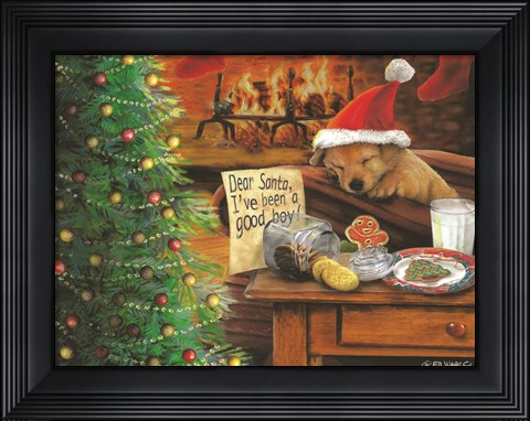 Framed I&#39;ve Been a Good Boy Print