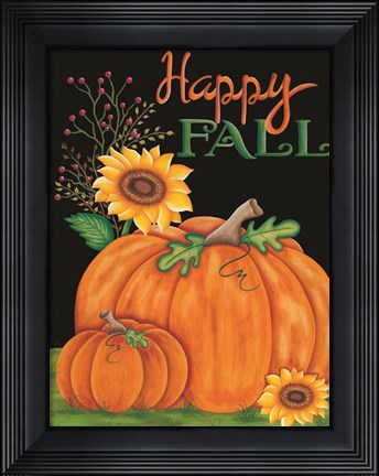 Framed Happy Fall Print