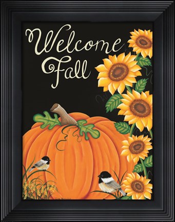 Framed Welcome Fall Print