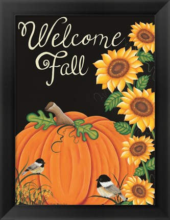 Framed Welcome Fall Print