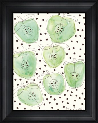 Framed Apple a Day Print