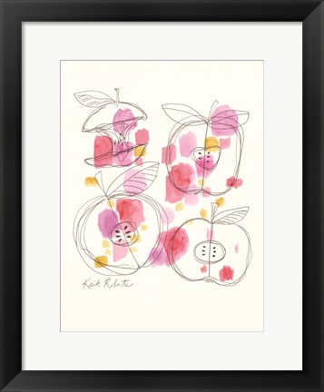 Framed Apple Cores Print