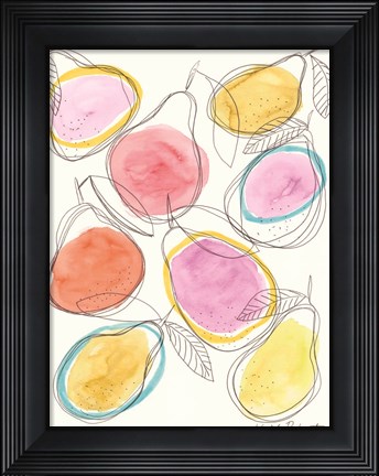 Framed So Many Pears Print