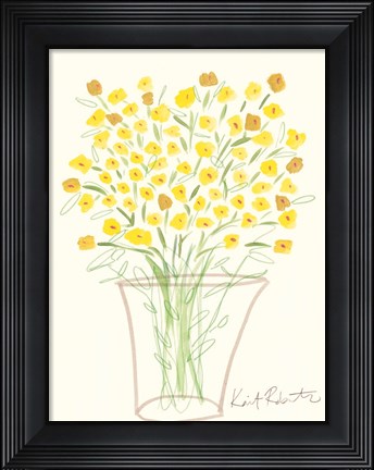Framed Lemon Blooms Print