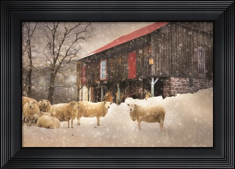 Framed Wool Coats Print